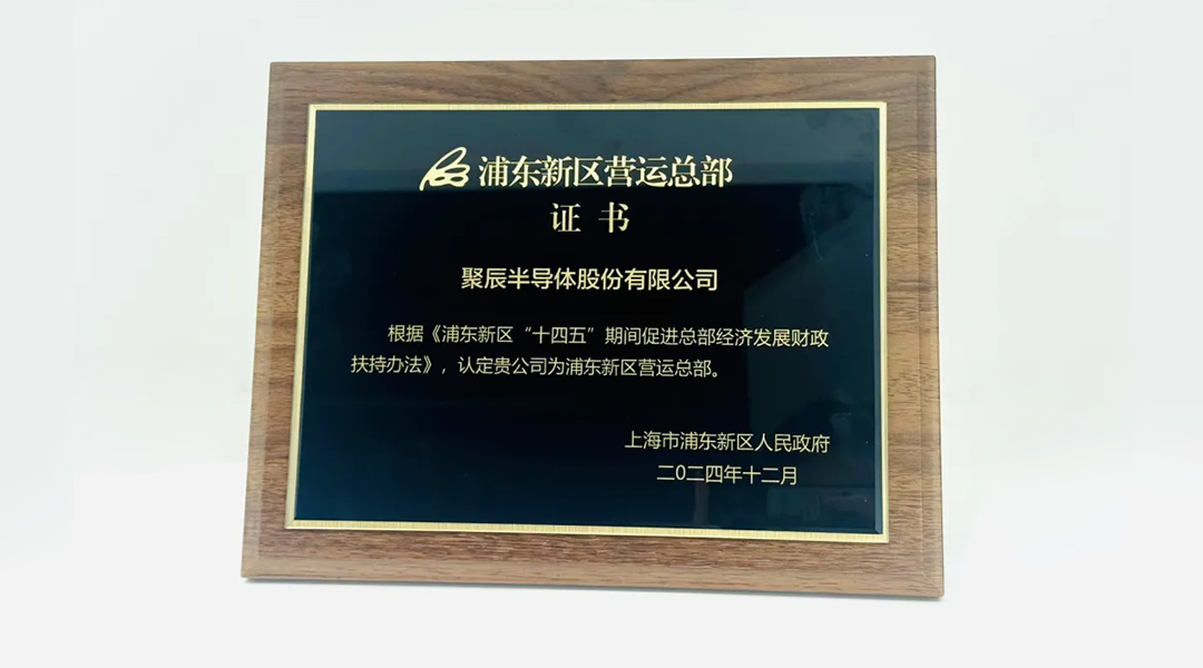 聚辰半導(dǎo)體榮獲“浦東新區(qū)運營總部”頒證